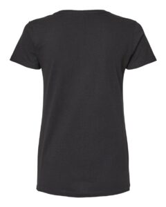 M&O 4810 Women’s Gold Soft Touch T-Shirt – Black (back)
