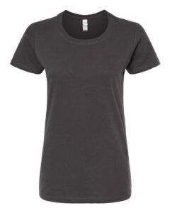 M&O 4810 Women’s Gold Soft Touch T-Shirt – Charcoal
