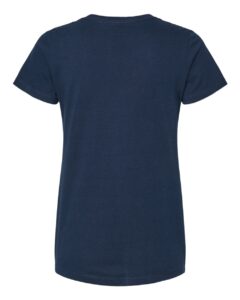 M&O 4810 Women’s Gold Soft Touch T-Shirt – Deep Navy (back)