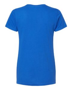 M&O 4810 Women’s Gold Soft Touch T-Shirt – Royal (back)