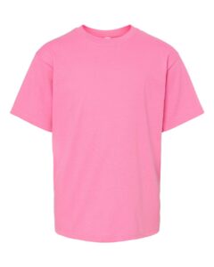 M&O 4850 Youth Gold Soft Touch T-Shirt – Azalea