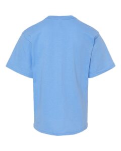 M&O 4850 Youth Gold Soft Touch T-Shirt – Carolina Blue (back)