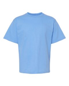M&O 4850 Youth Gold Soft Touch T-Shirt – Carolina Blue