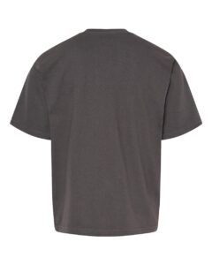 M&O 4850 Youth Gold Soft Touch T-Shirt – Charcoal (back)