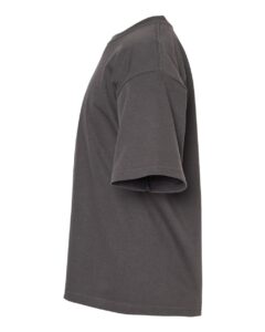 M&O 4850 Youth Gold Soft Touch T-Shirt – Charcoal (side)