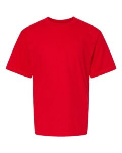 M&O 4850 Youth Gold Soft Touch T-Shirt – Deep Red