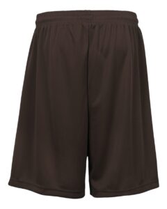 Badger 2107 Youth B-Dry 6″ Shorts – Brown (back)