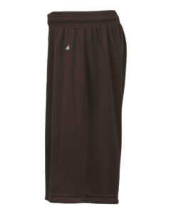 Badger 2107 Youth B-Dry 6″ Shorts – Brown (side)