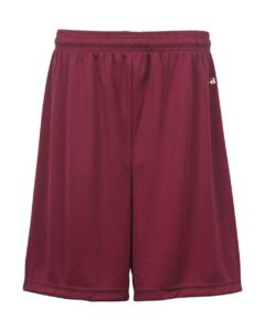Badger 2107 Youth B-Dry 6″ Shorts – Cardinal