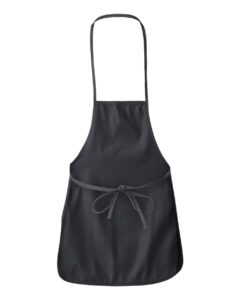 Liberty Bags 5510 Midweight Cotton Twill Butcher Apron – Black (back)