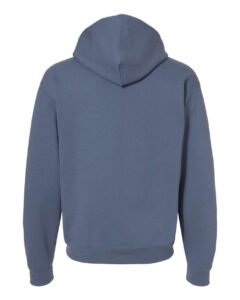 JERZEES 996MR Unisex NuBlend® Hooded Sweatshirt – Denim (back)