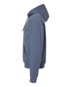 JERZEES 996MR Unisex NuBlend® Hooded Sweatshirt – Denim (side)