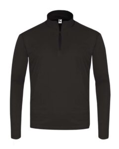 C2 Sport 5202 Youth Quarter-Zip Pullover – Black