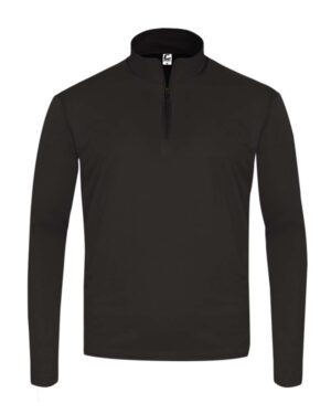 C2 Sport 5202 Youth Quarter-Zip Pullover – Black