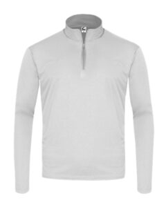 C2 Sport 5202 Youth Quarter-Zip Pullover – White