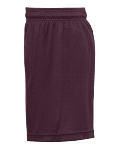 C2 Sport 5116 Women’s Mesh Shorts – Maroon (side)