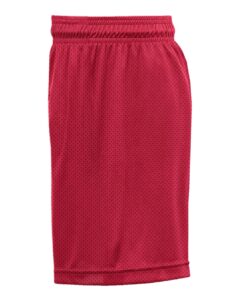 C2 Sport 5116 Women’s Mesh Shorts – Red (side)