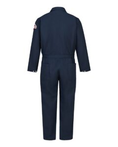 Bulwark CED2 Men’s Flame Resistant Coverall – Navy (back)