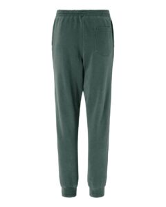 Independent Trading Co. PRM50PTPD Unisex Pigment-Dyed Fleece Sweatpants – Pigment Alpine Green (back)