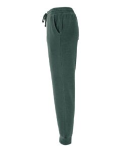 Independent Trading Co. PRM50PTPD Unisex Pigment-Dyed Fleece Sweatpants – Pigment Alpine Green (side)