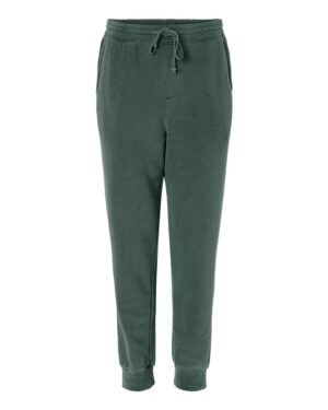 Independent Trading Co. PRM50PTPD Unisex Pigment-Dyed Fleece Sweatpants – Pigment Alpine Green