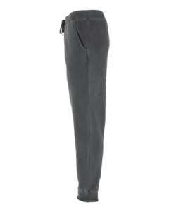 Independent Trading Co. PRM50PTPD Unisex Pigment-Dyed Fleece Sweatpants – Pigment Black (side)
