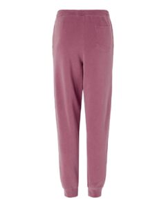 Independent Trading Co. PRM50PTPD Unisex Pigment-Dyed Fleece Sweatpants – Pigment Maroon (back)