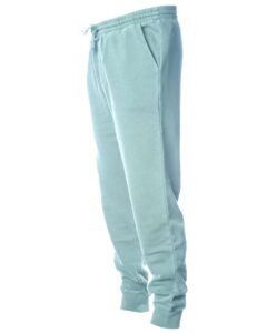 Independent Trading Co. PRM50PTPD Unisex Pigment-Dyed Fleece Sweatpants – Pigment Mint (side)