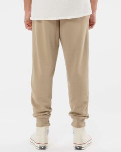 Independent Trading Co. PRM50PTPD Unisex Pigment-Dyed Fleece Sweatpants – Pigment Sandstone (on model back)