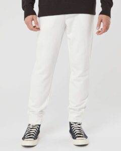 Independent Trading Co. PRM50PTPD Unisex Pigment-Dyed Fleece Sweatpants – Prepared For Dye (on model)