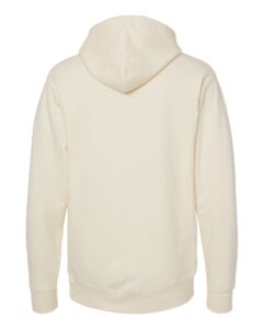 Independent Trading Co. SS4500 Unisex Midweight Hooded Sweatshirt – Bone (back)