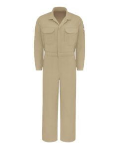 Bulwark CLB2T Men’s Tall Premium Coverall – EXCEL FR® ComforTouch® – 7 oz. – Khaki