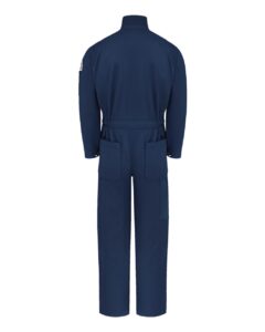 Bulwark CLB2T Men’s Tall Premium Coverall – EXCEL FR® ComforTouch® – 7 oz. – Navy (back)