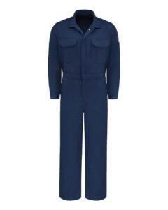 Bulwark CLB2T Men’s Tall Premium Coverall – EXCEL FR® ComforTouch® – 7 oz. – Navy