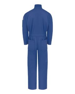 Bulwark CLB2T Men’s Tall Premium Coverall – EXCEL FR® ComforTouch® – 7 oz. – Royal Blue (back)