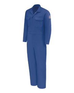 Bulwark CLB2T Men’s Tall Premium Coverall – EXCEL FR® ComforTouch® – 7 oz. – Royal Blue (side)