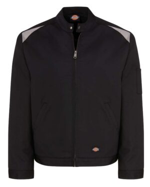 Dickies LJ60 Men’s Insulated Colorblocked Jacket – Black/ Silver