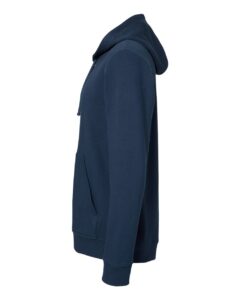 Adidas A432 Unisex Fleece Hooded Sweatshirt – Collegiate Navy (side)