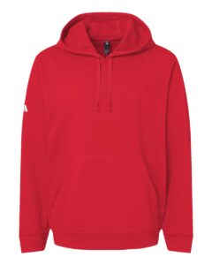 Adidas A432 Unisex Fleece Hooded Sweatshirt – Red
