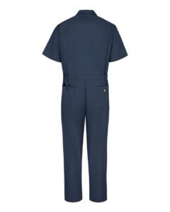 Dickies 3339T Men’s Tall Short Sleeve Coverall – Dark Navy (back)