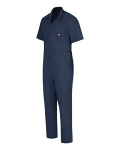 Dickies 3339T Men’s Tall Short Sleeve Coverall – Dark Navy (side)