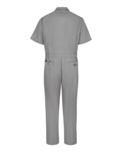 Dickies 3339T Men’s Tall Short Sleeve Coverall – Grey (back)