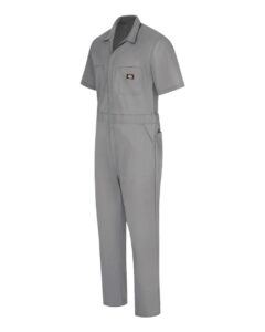 Dickies 3339T Men’s Tall Short Sleeve Coverall – Grey (side)