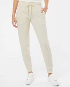 Independent Trading Co. PRM20PNT Women’s California Wave Wash Sweatpants – Bone (on model)