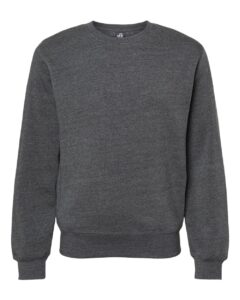 J. America 8870 Unisex Triblend Fleece Crewneck Sweatshirt – Black Triblend