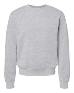 J. America 8870 Unisex Triblend Fleece Crewneck Sweatshirt – Grey Triblend
