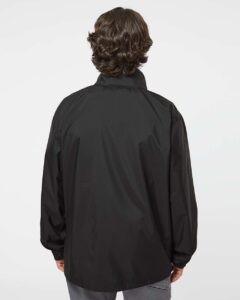 DRI DUCK 5330 Men’s River Packable Jacket – Black (on model back)