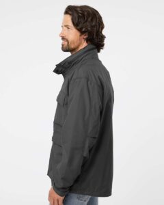 DRI DUCK 5325 Men’s Field Jacket – Charcoal (on model side)