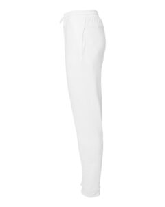 JERZEES 975MPR Unisex Nublend® Joggers – White (side)
