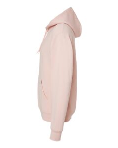 JERZEES 996MR Unisex NuBlend® Hooded Sweatshirt – Blush Pink (side)